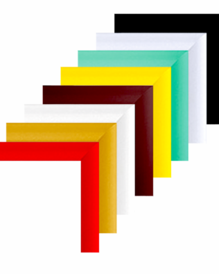 RAMA ALUMINIOWA PLEXI ANTYREFLEKS A4 21×29,7 cm – 8 kolorów