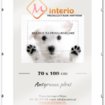 ANTYRAMA PLEXI 70×100 cm W BIAŁYM ETUI